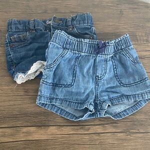 Cat & Jack Blue Denim Kids Shorts Set